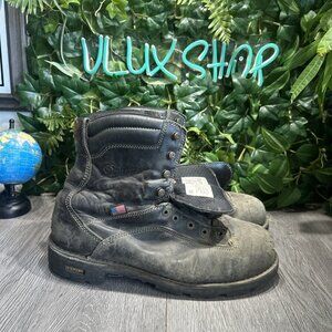 Danner Quarry USA 8 in" AT Men Black 13 EE Leather Goretex Work Boots 17311